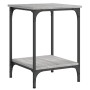 Mesa de centro madera de ingeniería gris Sonoma 40x40x55 cm de vidaXL, Mesas de centro - Ref: Foro24-832826, Precio: 34,44 €,...