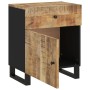 Mesita de noche madera mango madera contrachapada 50x33x60 cm de vidaXL, Mesitas de noche - Ref: Foro24-350656, Precio: 92,06...