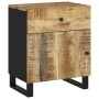 Mesita de noche madera mango madera contrachapada 50x33x60 cm de vidaXL, Mesitas de noche - Ref: Foro24-350656, Precio: 92,06...