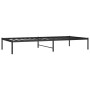 Estructura de cama de metal negro 90x200 cm de vidaXL, Camas y somieres - Ref: Foro24-350839, Precio: 75,24 €, Descuento: %