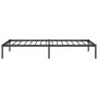 Estructura de cama de metal negro 90x200 cm de vidaXL, Camas y somieres - Ref: Foro24-350839, Precio: 75,24 €, Descuento: %