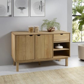 Aparador OTTA madera maciza pino 114x43x73,5 cm de vidaXL, Aparadores - Ref: Foro24-351300, Precio: 184,09 €, Descuento: %