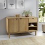 OTTA Sideboard aus massivem Kiefernholz 114x43x73,5 cm von vidaXL, Sideboards - Ref: Foro24-351300, Preis: 184,09 €, Rabatt: %