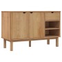 OTTA Sideboard aus massivem Kiefernholz 114x43x73,5 cm von vidaXL, Sideboards - Ref: Foro24-351300, Preis: 184,09 €, Rabatt: %