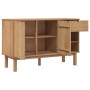 OTTA Sideboard aus massivem Kiefernholz 114x43x73,5 cm von vidaXL, Sideboards - Ref: Foro24-351300, Preis: 184,09 €, Rabatt: %