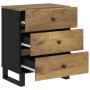 Mango plywood wood nightstand 50x33x62 cm by vidaXL, Nightstands - Ref: Foro24-350663, Price: 119,99 €, Discount: %