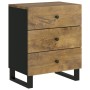 Mango plywood wood nightstand 50x33x62 cm by vidaXL, Nightstands - Ref: Foro24-350663, Price: 119,99 €, Discount: %