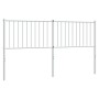 White metal headboard 160 cm by vidaXL, Headboards and footboards - Ref: Foro24-350966, Price: 33,99 €, Discount: %