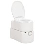 Integrierte Campingtoilette aus HDPE und weißer Emaille, 24+17 l von vidaXL, Urinale und mobile Toiletten - Ref: Foro24-15441...