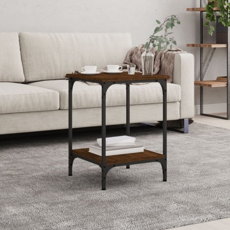 Engineered wood brown oak coffee table 40x40x55 cm by vidaXL, Coffee table - Ref: Foro24-832827, Price: 33,44 €, Discount: %