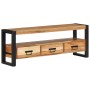 Solid acacia wood TV cabinet 120x30x45 cm by vidaXL, TV Furniture - Ref: Foro24-351670, Price: 223,15 €, Discount: %