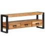 Solid acacia wood TV cabinet 120x30x45 cm by vidaXL, TV Furniture - Ref: Foro24-351670, Price: 223,15 €, Discount: %