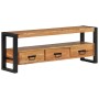 Solid acacia wood TV cabinet 120x30x45 cm by vidaXL, TV Furniture - Ref: Foro24-351670, Price: 223,15 €, Discount: %