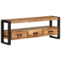 Solid acacia wood TV cabinet 120x30x45 cm by vidaXL, TV Furniture - Ref: Foro24-351670, Price: 223,15 €, Discount: %