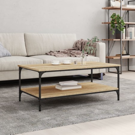 Sonoma oak engineered wood coffee table 100x55x40 cm by vidaXL, Coffee table - Ref: Foro24-832834, Price: 58,70 €, Discount: %