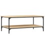 Sonoma oak engineered wood coffee table 100x55x40 cm by vidaXL, Coffee table - Ref: Foro24-832834, Price: 58,70 €, Discount: %