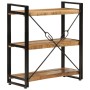 3-height iron and solid mango wood shelf 77x30x80cm by vidaXL, Bookcases and shelves - Ref: Foro24-351106, Price: 131,43 €, D...