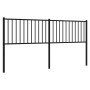 Black metal headboard 180 cm by vidaXL, Headboards and footboards - Ref: Foro24-350900, Price: 36,88 €, Discount: %