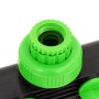 Adaptador para grifo de 4 vías ABS & PP verde negro 19,5x6x11cm de vidaXL, Accesorios de aspersión - Ref: Foro24-154450, Prec...