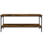 Smoked oak engineered wood coffee table 100x55x40 cm by vidaXL, Coffee table - Ref: Foro24-832835, Price: 52,65 €, Discount: %