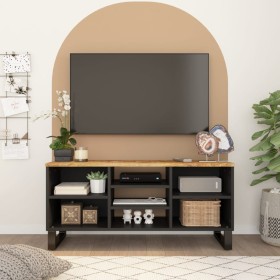 TV-Möbel aus Mangoholz und Sperrholz 100x33x46 cm von vidaXL, TV-Möbel - Ref: Foro24-351966, Preis: 73,42 €, Rabatt: %