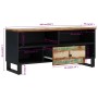 Recycled wood TV stand plywood 100x33x46cm by vidaXL, TV Furniture - Ref: Foro24-351972, Price: 106,78 €, Discount: %