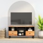 TV stand made of acacia wood and engineered wood 100x33x46 cm by vidaXL, TV Furniture - Ref: Foro24-351979, Price: 73,63 €, D...