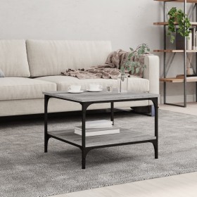 Engineered wood Sonoma gray coffee table 55x55x40 cm by vidaXL, Coffee table - Ref: Foro24-832831, Price: 38,78 €, Discount: %