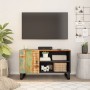 Mueble de TV madera reciclada y madera contrachapada 80x33x46cm de vidaXL, Muebles TV - Ref: Foro24-351964, Precio: 91,36 €, ...