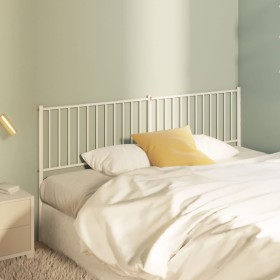 White metal headboard 180 cm by vidaXL, Headboards and footboards - Ref: Foro24-350967, Price: 34,99 €, Discount: %