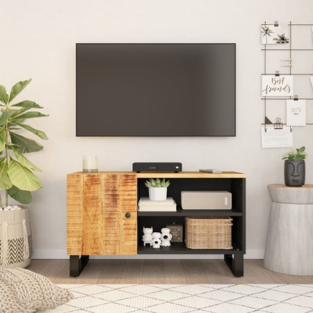 Mango wood and plywood TV cabinet 80x33x46 cm by vidaXL, TV Furniture - Ref: Foro24-351962, Price: 92,99 €, Discount: %