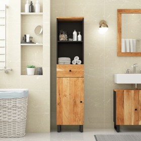 Solid acacia wood bathroom cabinet 38x33x160 cm by vidaXL, Bathroom furniture - Ref: Foro24-351999, Price: 151,99 €, Discount: %