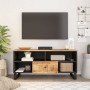 TV stand made of mango wood and plywood, measuring 100x33x46 cm. by vidaXL, TV Furniture - Ref: Foro24-351970, Price: 74,99 €...