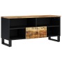 Mueble de TV madera mango y madera contrachapada 100x33x46 cm de vidaXL, Muebles TV - Ref: Foro24-351970, Precio: 73,60 €, De...