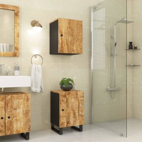 Badezimmerschrank aus massivem Mangoholz, 38 x 33 x 58 cm von vidaXL, Badezimmermöbel - Ref: Foro24-351994, Preis: 70,89 €, R...