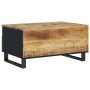 Couchtisch aus massivem Mangoholz und Sperrholz, 80 x 54 x 40 cm von vidaXL, Couchtisch - Ref: Foro24-351954, Preis: 123,19 €...