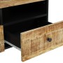 Couchtisch aus massivem Mangoholz und Sperrholz, 80 x 54 x 40 cm von vidaXL, Couchtisch - Ref: Foro24-351954, Preis: 123,19 €...