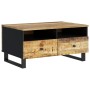 Solid mango wood and plywood coffee table 80x54x40 cm by vidaXL, Coffee table - Ref: Foro24-351954, Price: 123,19 €, Discount: %