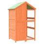 Casita para pájaros madera maciza pino marrón 97x81x152 cm de vidaXL, Pies y jaulas para pájaros - Ref: Foro24-172258, Precio...