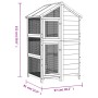 Birdhouse made of solid brown pine wood 97x81x152 cm by vidaXL, Feet and bird cages - Ref: Foro24-172258, Price: 256,53 €, Di...