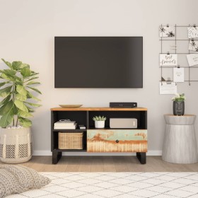 Mueble de TV madera reciclada y madera de ingeniería 80x33x46cm de vidaXL, Muebles TV - Ref: Foro24-351976, Precio: 71,66 €, ...