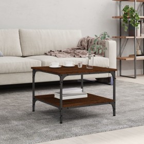 Oak brown engineered wood coffee table 55x55x40 cm by vidaXL, Coffee table - Ref: Foro24-832832, Price: 28,99 €, Discount: %