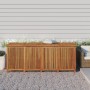 Caja de almacenaje de jardín madera maciza acacia 200x80x75 cm de vidaXL, Cajas de almacenaje para exteriores - Ref: Foro24-3...