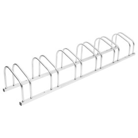 Bicycle rack for 6 galvanized steel bicycles by vidaXL, Bases and supports for storing bicycles - Ref: Foro24-154421, Price: ...