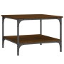 Mesa de centro madera de ingeniería marrón roble 55x55x40 cm de vidaXL, Mesas de centro - Ref: Foro24-832832, Precio: 28,65 €...