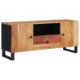 Acacia wood and plywood TV cabinet 105x33.5x46cm by vidaXL, TV Furniture - Ref: Foro24-351959, Price: 98,24 €, Discount: %