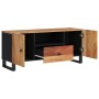 Acacia wood and plywood TV cabinet 105x33.5x46cm by vidaXL, TV Furniture - Ref: Foro24-351959, Price: 98,24 €, Discount: %