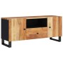 Acacia wood and plywood TV cabinet 105x33.5x46cm by vidaXL, TV Furniture - Ref: Foro24-351959, Price: 98,24 €, Discount: %