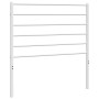 Cabecero de metal blanco 90 cm de vidaXL, Cabeceros y pies de cama - Ref: Foro24-352396, Precio: 21,99 €, Descuento: %