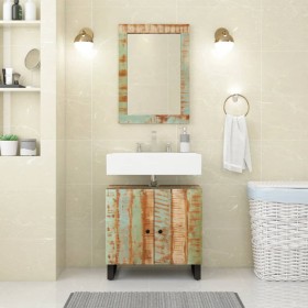 Recycled wood sink cabinet engineered wood 62x33x58 cm by vidaXL, Bathroom furniture - Ref: Foro24-351988, Price: 95,42 €, Di...